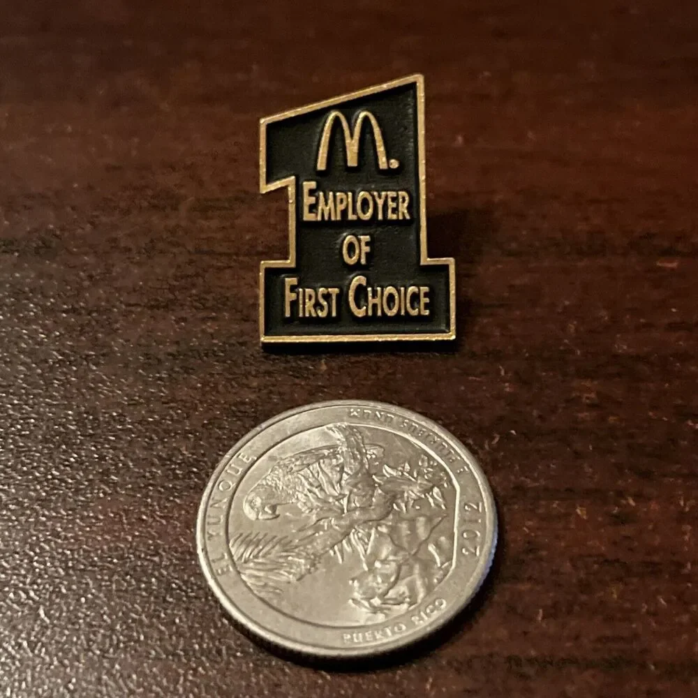 McDonald’s Employer Of First Choice‎ Employee Lapel Hat Pin
